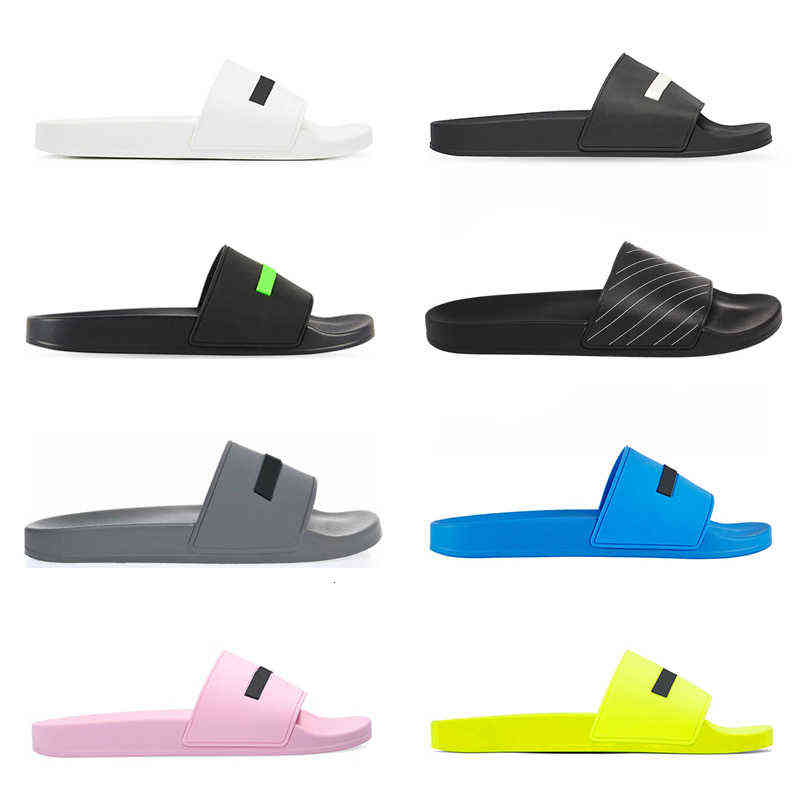Men 2022 Women Designer Slippers Summer Pool Slides Black Green White Cool Grey Beige Volt Soft Pink Yellow Mens Rubber Sandals Paris Shoes, #1
Men 2022 Women Designer Slippers Summer Pool Slides Black Green White Cool Grey Beige Volt Soft Pink Yellow Mens Rubber Sandals Paris Shoes, #1
