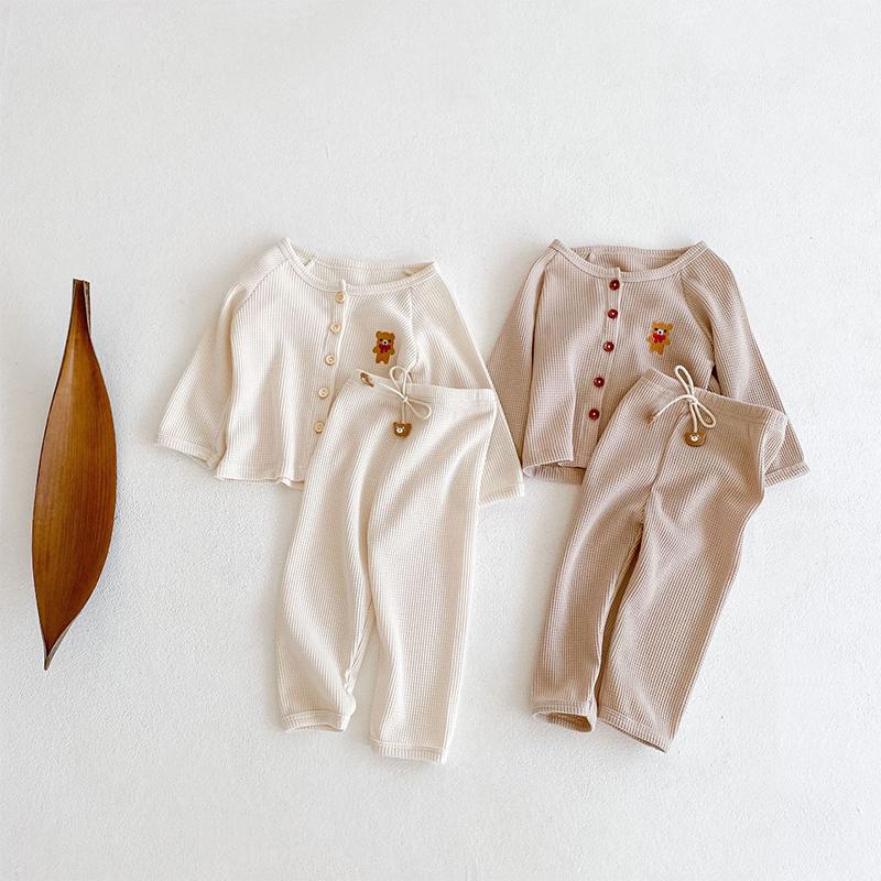 Clothing Sets Infant Spring/Autumn Clothes Suit Toddler Baby Girl Boy Litter Bear Embroidered Cardigan Coat+Trousers Leisure Home 2Pcs Set, Beige
Clothing Sets Infant Spring/Autumn Clothes Suit Toddler Baby Girl Boy Litter Bear Embroidered Cardigan Coat+Trousers Leisure Home 2Pcs Set, Beige