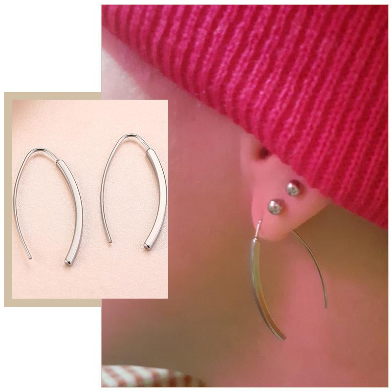 Dangle & Chandelier Simple Line Earrings For Women Minimalist Anti Allergy Stainless Steel Lady Ear Accessory Party OL Wear JewelryDangle
Dangle & Chandelier Simple Line Earrings For Women Minimalist Anti Allergy Stainless Steel Lady Ear Accessory Party OL Wear JewelryDangle