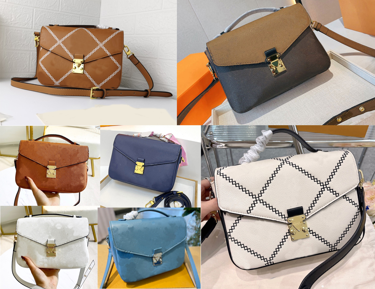 Luxurys Designers bags pochette Crossbodys Women Handbag Messenger Bags Leather METIS Elegant Shoulder Bag Crossbody empreinte, 10
Luxurys Designers bags pochette Crossbodys Women Handbag Messenger Bags Leather METIS Elegant Shoulder Bag Crossbody empreinte, 10