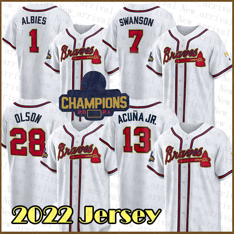 13 Ronald Acuna Jr. 7 Dansby Swanson Atlanta Baseball Jersey Braves 28 Matt Olson Mens 1 Ozzie Albies Women 27 Austin Riley Youth 16 Travis d'Arnaud 3 Dale Murphy 8 Arcia, Flex base(yongshi)
13 Ronald Acuna Jr. 7 Dansby Swanson Atlanta Baseball Jersey Braves 28 Matt Olson Mens 1 Ozzie Albies Women 27 Austin Riley Youth 16 Travis d'Arnaud 3 Dale Murphy 8 Arcia, Flex base(yongshi)
