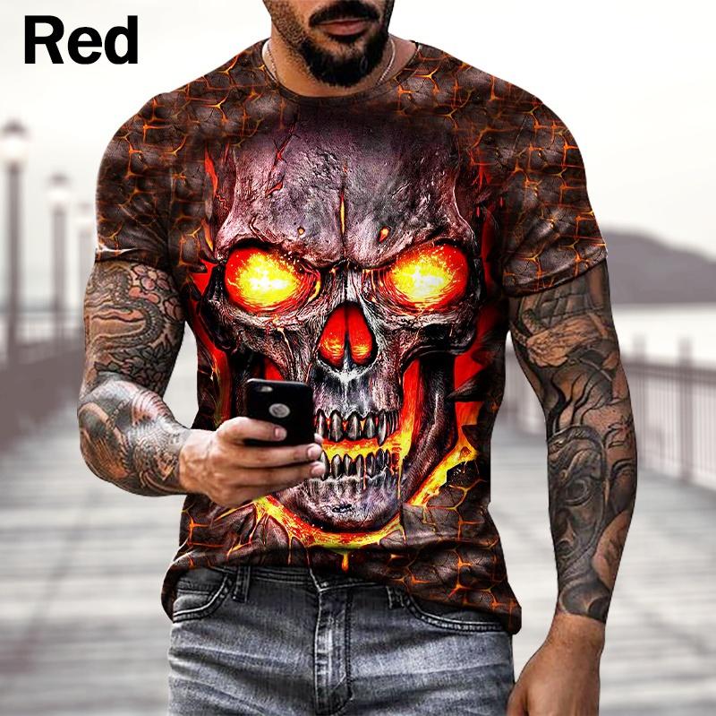 Men's T-Shirts Personality Cool Fashion Skull 3D Printed T Shirt Short Sleeve O-neck Funny Gothic Death God Tops Men's ClothingMen's, White
Men's T-Shirts Personality Cool Fashion Skull 3D Printed T Shirt Short Sleeve O-neck Funny Gothic Death God Tops Men's ClothingMen's, White