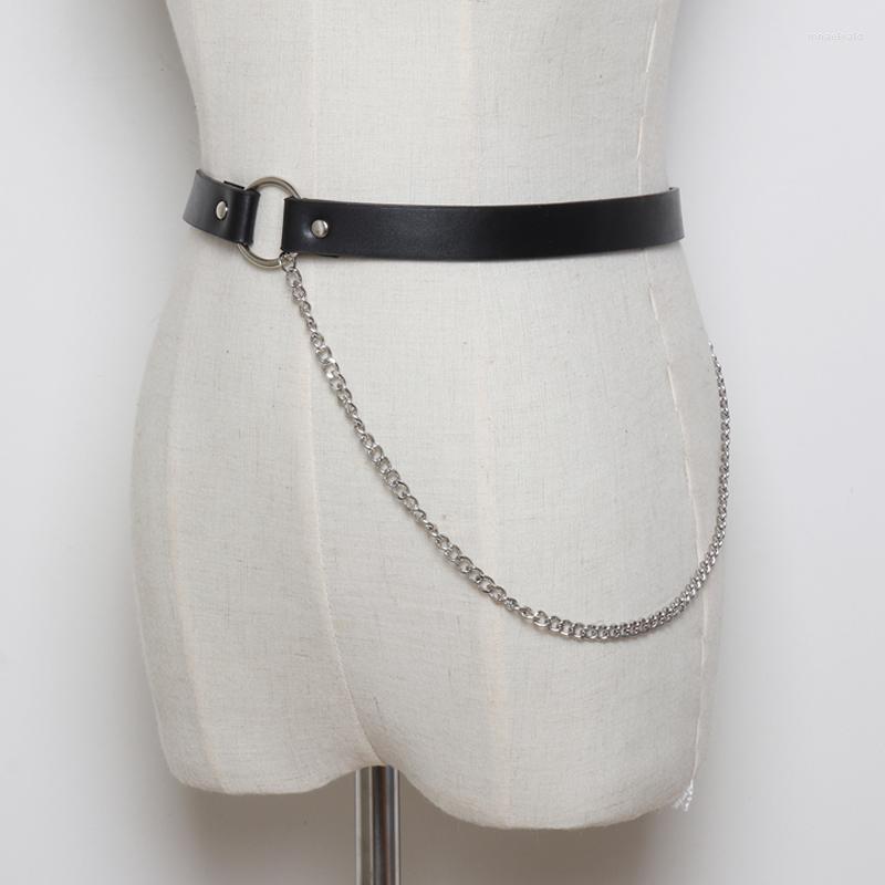 Belts Women PU Leather Harness Body Metal Tassel Chain Waist Bondage Garters Punk Adjustable Suspender Straps BeltBelts, As pic
Belts Women PU Leather Harness Body Metal Tassel Chain Waist Bondage Garters Punk Adjustable Suspender Straps BeltBelts, As pic