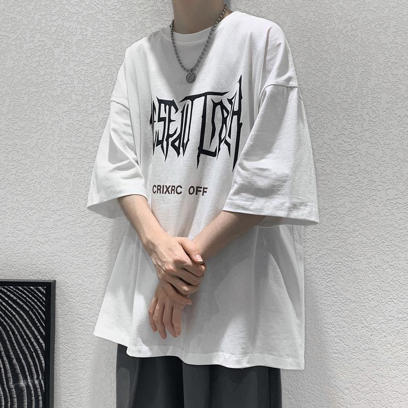 Men' T-Shirts Print Tshirt European-style Hip-hop Short-sleeved T-shirt Summer Casual Fashion Streetwear Short Sleeve Top Tees Male Cotton, Black
Men' T-Shirts Print Tshirt European-style Hip-hop Short-sleeved T-shirt Summer Casual Fashion Streetwear Short Sleeve Top Tees Male Cotton, Black