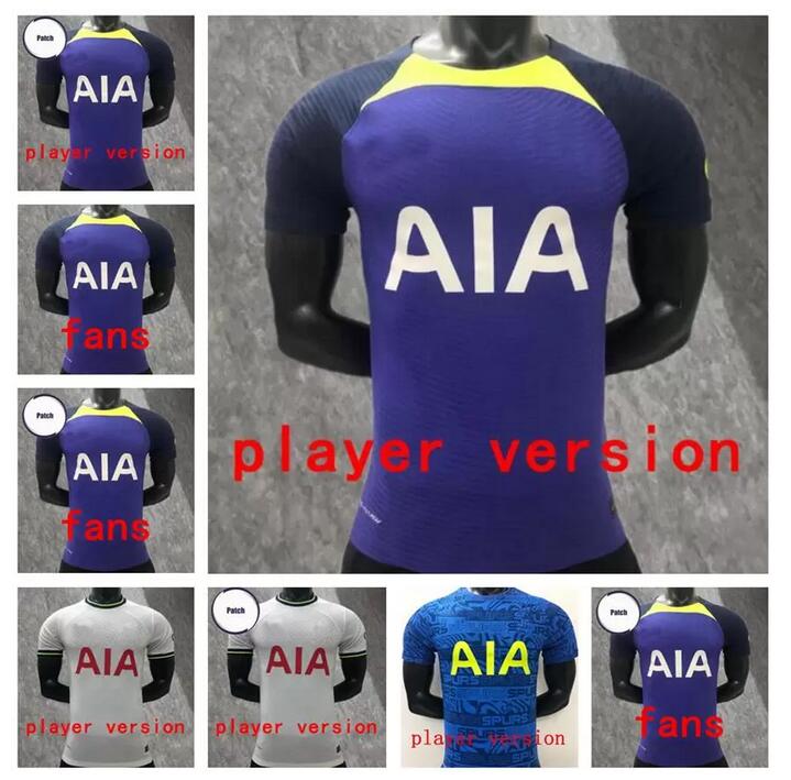 Player version Tottenham Spurs soccer jerseys 21 22 23 KANE SON KULUSEVSKI HOJBJERG colorful Away 2021 2022 2023 LUCAS DELE Third 3rd Football kit shirt BRYAN purple
Player version Tottenham Spurs soccer jerseys 21 22 23 KANE SON KULUSEVSKI HOJBJERG colorful Away 2021 2022 2023 LUCAS DELE Third 3rd Football kit shirt BRYAN purple