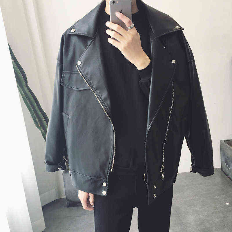 2019 Top Fashion PU Men Leather Jacket Streetwear Oversize Faux Fur Coat Men T220728, Black
2019 Top Fashion PU Men Leather Jacket Streetwear Oversize Faux Fur Coat Men T220728, Black