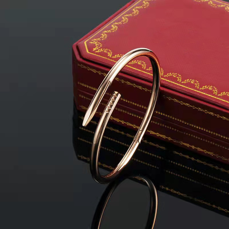 European Classic Nail Bracelet Fashion Unisex Couple Cuff Love Bracelet 3 Color Titanium Steel Jewelry
European Classic Nail Bracelet Fashion Unisex Couple Cuff Love Bracelet 3 Color Titanium Steel Jewelry