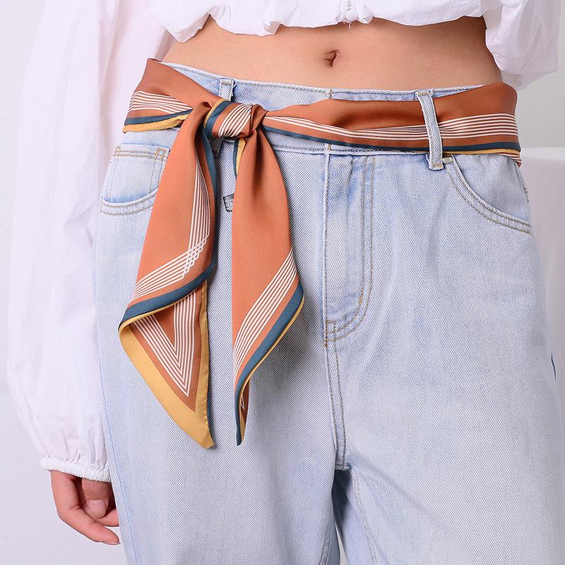 Belts Women Multi-color Silk Belt High Quality Waist Strap Luxury Designer Brand Fashion Ribbon, Black
Belts Women Multi-color Silk Belt High Quality Waist Strap Luxury Designer Brand Fashion Ribbon, Black