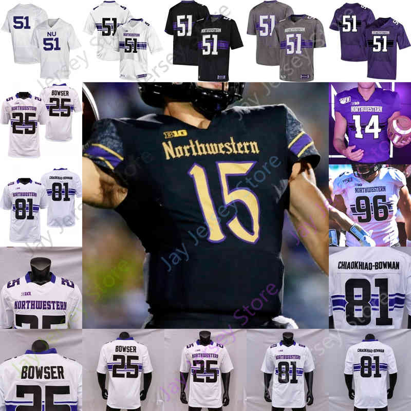 Northwestern Wildcats Football Jersey NCAA College Hunter Johnson Evan Hull Bryce Kirtz Stephon Robinson Jr. Jeremy Meiser Aidan Smith, Black
Northwestern Wildcats Football Jersey NCAA College Hunter Johnson Evan Hull Bryce Kirtz Stephon Robinson Jr. Jeremy Meiser Aidan Smith, Black