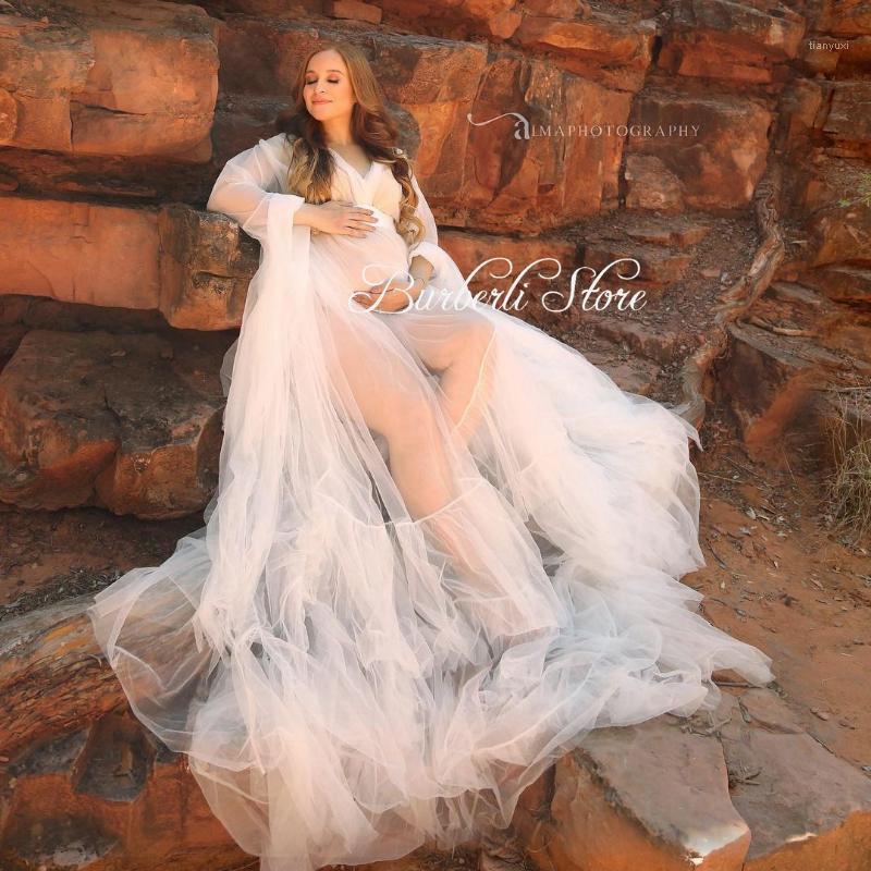 Casual Dresses See Thru White Tulle Long Robes Maternity Elegant Ruffles Tiered Full Sleeves Robe Women Dress Bridal, Navy blue
Casual Dresses See Thru White Tulle Long Robes Maternity Elegant Ruffles Tiered Full Sleeves Robe Women Dress Bridal, Navy blue