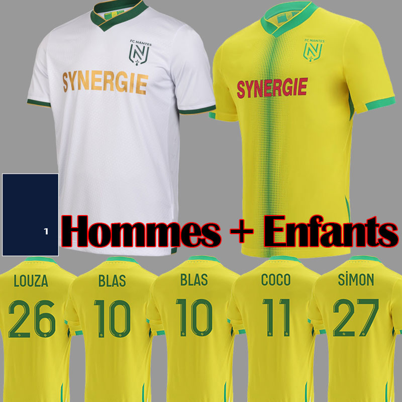 21 22 FC Nantes soccer jerseys thailand home maillot de foot 2021 2022 Away white jersey SIMON LOUZA A TOURE BLAS COCO COULIBALY football shirts tops
21 22 FC Nantes soccer jerseys thailand home maillot de foot 2021 2022 Away white jersey SIMON LOUZA A TOURE BLAS COCO COULIBALY football shirts tops