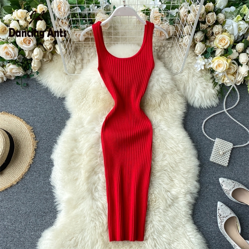 Women Pencil Dress Tank Sleeve Square Collar Bodycon Sexy Vestidos Kpop Vintage OL Elastic Knitted Female Summer Dresses 226014, White
Women Pencil Dress Tank Sleeve Square Collar Bodycon Sexy Vestidos Kpop Vintage OL Elastic Knitted Female Summer Dresses 226014, White