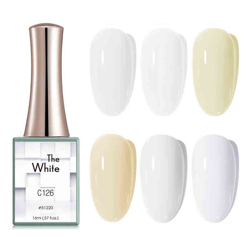 NXY Nail Gel Canni 16ml Sparkle Diamond Cat Eye White Color Series Milky Gorgeous Full Coverage Pink Nude Semi Permanent 0328