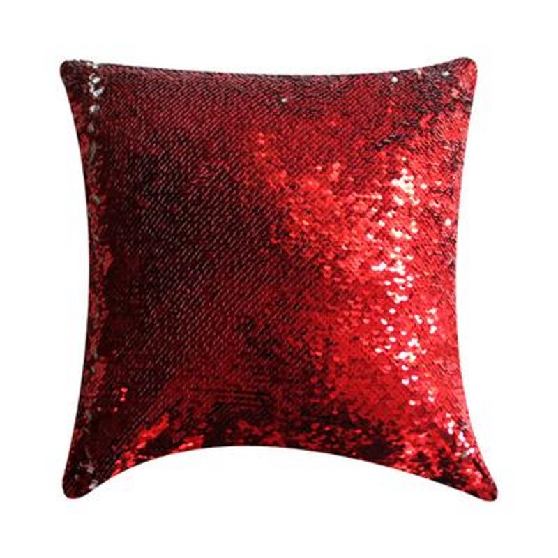 Sublimation Blank Magical Sequins item Pillowcase For Sublimation INK Print DIY Gifts 40x40cm