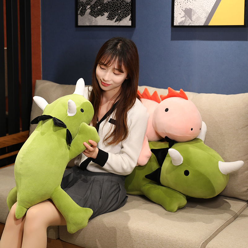 Dinosaur Weighted Plush Toys Cute Soft Stuffed Animals Plushies Kawaii Dino Sleep Pillow Baby Anime Doll Birthday Gift for Kids 220629