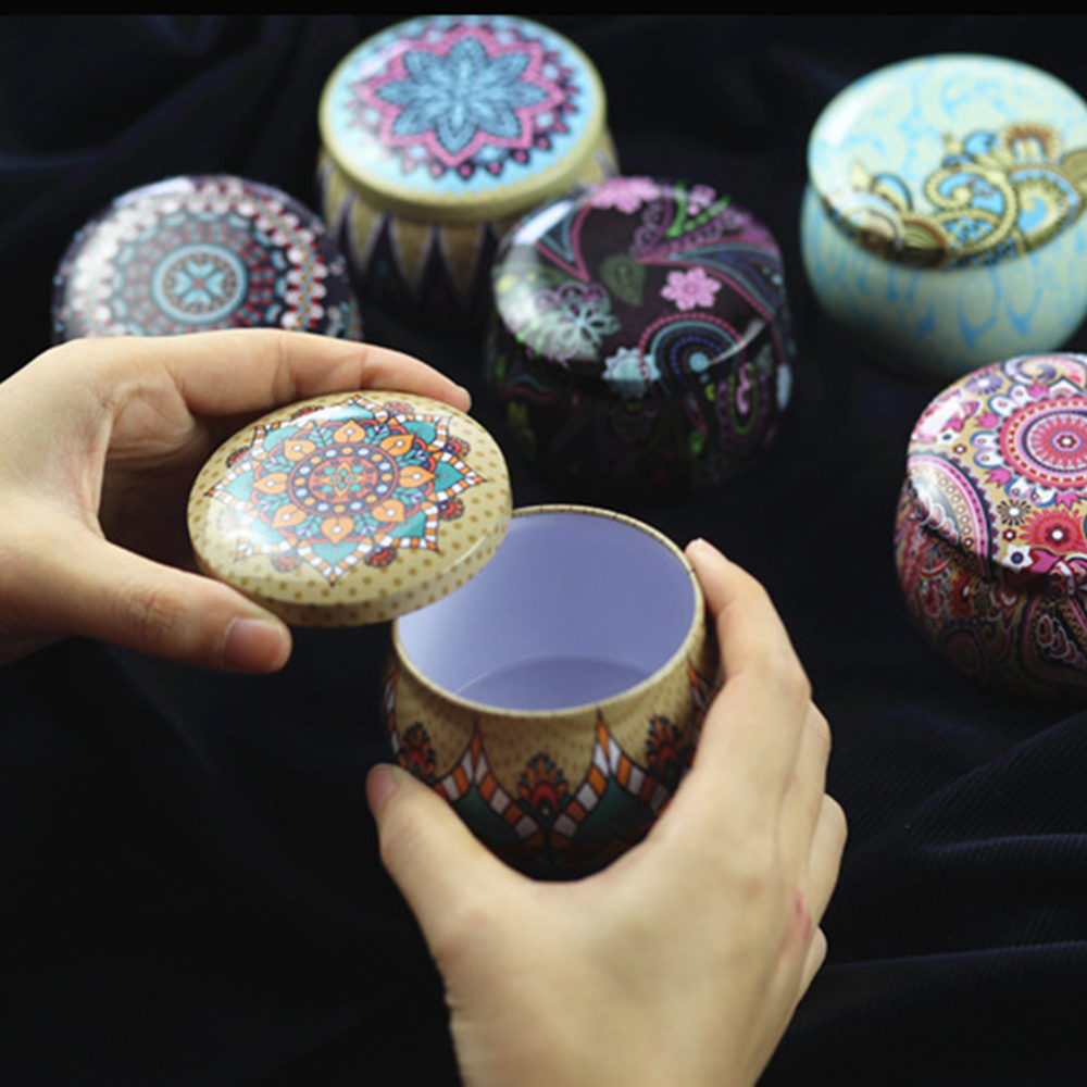Candy Jars DIY Candle Tin Cans Making Kit Holder Cup Case For Dry Storage Spices Festive Party Supplies And Sweets