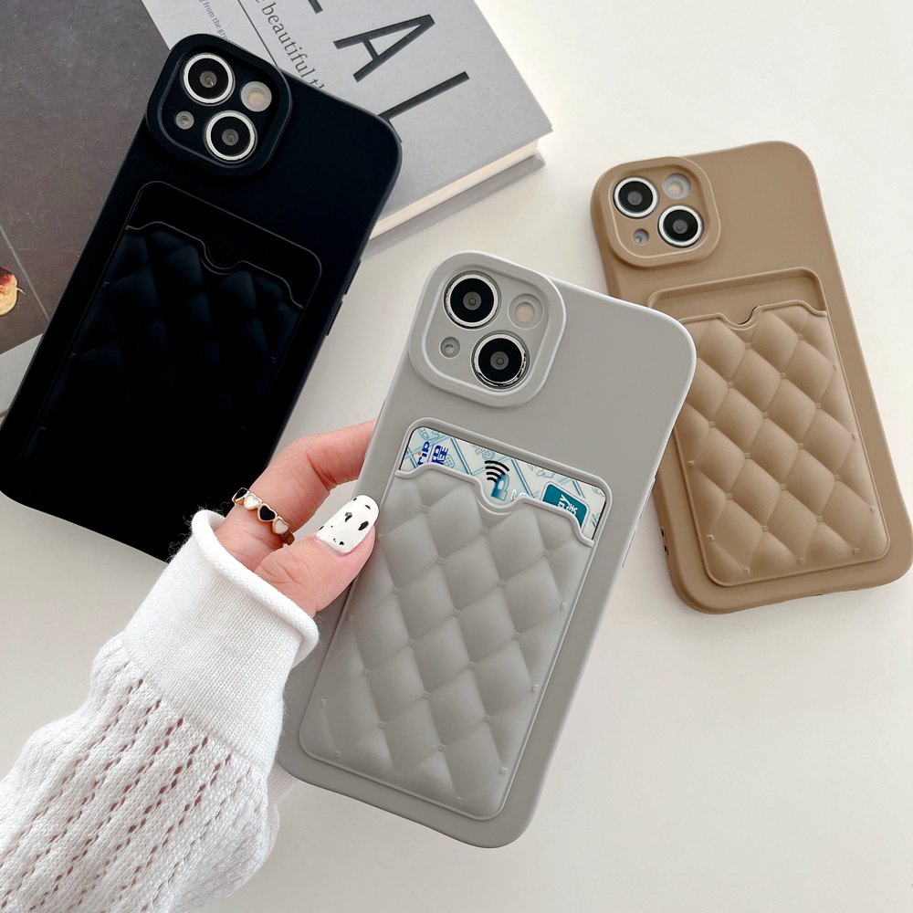 3D stereo diamond Slim Fit Thin Protective Soft TPU Phone Cases Shock-Absorbing Wallet with Card Holder For iPhone 13 Pro Max/11 Pro MAX/12 Pro/11 6.1 SE 7/8 Plus, Black
3D stereo diamond Slim Fit Thin Protective Soft TPU Phone Cases Shock-Absorbing Wallet with Card Holder For iPhone 13 Pro Max/11 Pro MAX/12 Pro/11 6.1 SE 7/8 Plus, Black