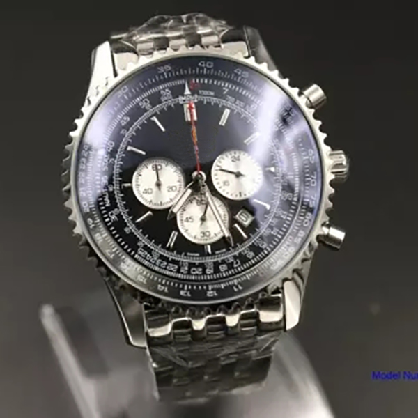 Luxury Mens Watch Rotate Case Quartz Movement Chronograph Black Dial Stainless Steel Case Folding Clasp Men's Watches Wristwatch, Make waterproof 50m
Luxury Mens Watch Rotate Case Quartz Movement Chronograph Black Dial Stainless Steel Case Folding Clasp Men's Watches Wristwatch, Make waterproof 50m