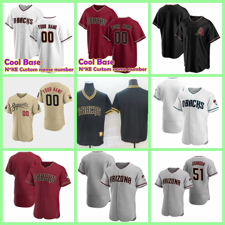 Custom Baseball Jerseys Arizona''Diamondbacks Jersey 51 Randy Johnson 5 Eduardo Escobar 6 David Peralta men women youth 0614, Nik logo
Custom Baseball Jerseys Arizona''Diamondbacks Jersey 51 Randy Johnson 5 Eduardo Escobar 6 David Peralta men women youth 0614, Nik logo