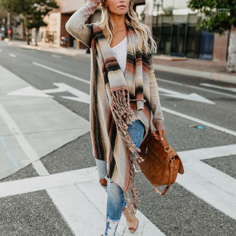 Women' Sweaters Tassel Long Cardigan Female 2022 Autumn Tricot Sweater Women Jacket Knitted Cape Poncho Winter Outwear Jemi22, As pic
Women' Sweaters Tassel Long Cardigan Female 2022 Autumn Tricot Sweater Women Jacket Knitted Cape Poncho Winter Outwear Jemi22, As pic