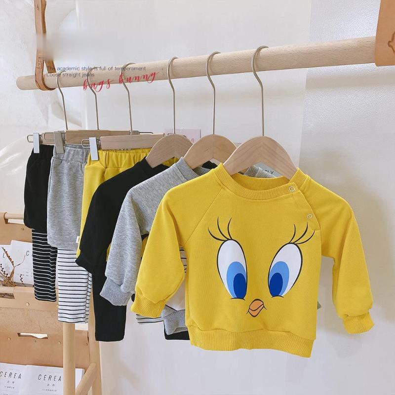 Clothing Sets Spring Autumn Baby Unisex Korean Style Cute Cartoon Print Sports Set Outside, Black
Clothing Sets Spring Autumn Baby Unisex Korean Style Cute Cartoon Print Sports Set Outside, Black