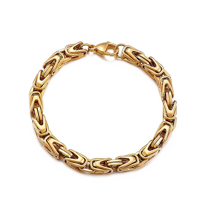 Link Chain 6mm Hhip Hop Fashion V-type Titanium Steel Men's Bracelet Four-Color Jewelry Stainless Combination ChainLink
Link Chain 6mm Hhip Hop Fashion V-type Titanium Steel Men's Bracelet Four-Color Jewelry Stainless Combination ChainLink
