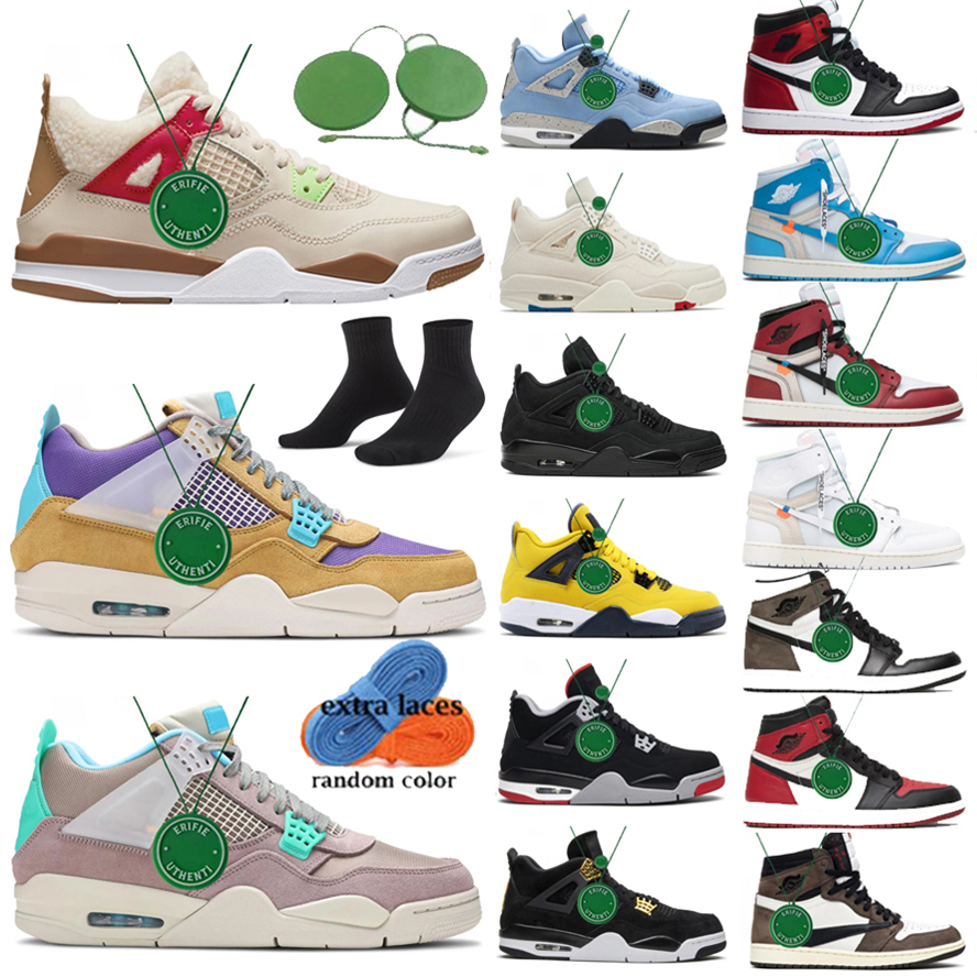 jumpman 1 4 Basketball shoes mens womens jumpmans 1s 4s white x UNC Chicago Sneakers Black Bred Toe Fearless Dark Mocha Peter Moore Bubble Gum Sports shoes size 13
jumpman 1 4 Basketball shoes mens womens jumpmans 1s 4s white x UNC Chicago Sneakers Black Bred Toe Fearless Dark Mocha Peter Moore Bubble Gum Sports shoes size 13