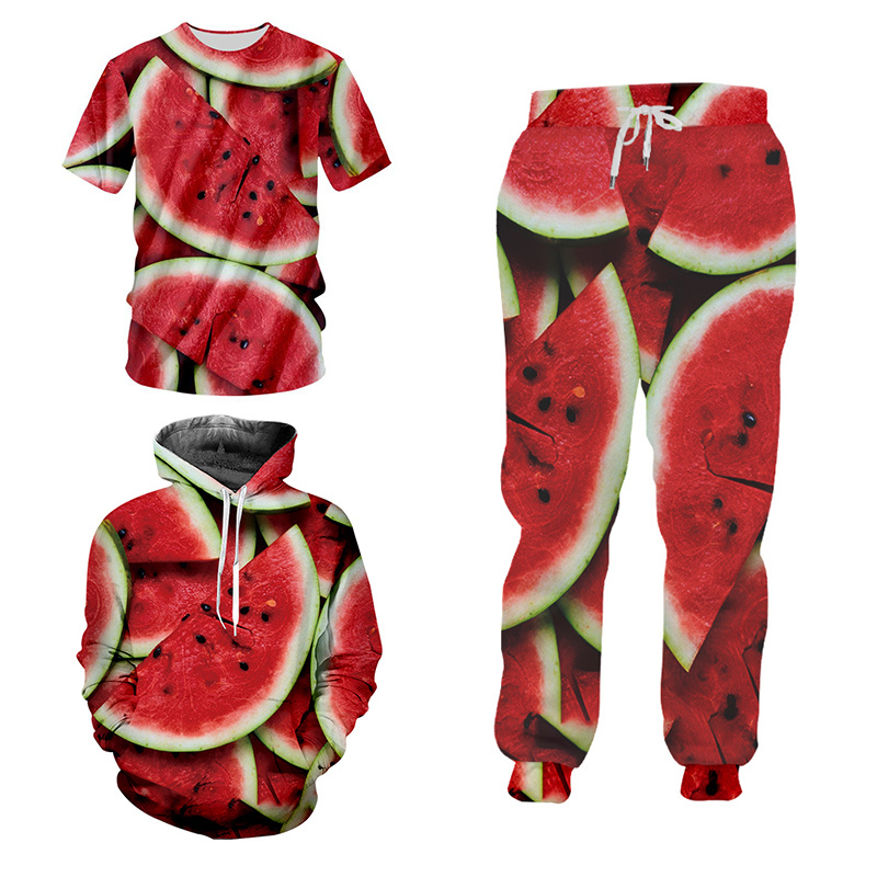 CJWI Casual 3D DIY Fruit Watermelon Banana Orange Pineapple Sweatshirt Pants 3 Piece Set Hoodie Jacket Pullover Custom Tracksuit 220615, Hspa00309
CJWI Casual 3D DIY Fruit Watermelon Banana Orange Pineapple Sweatshirt Pants 3 Piece Set Hoodie Jacket Pullover Custom Tracksuit 220615, Hspa00309