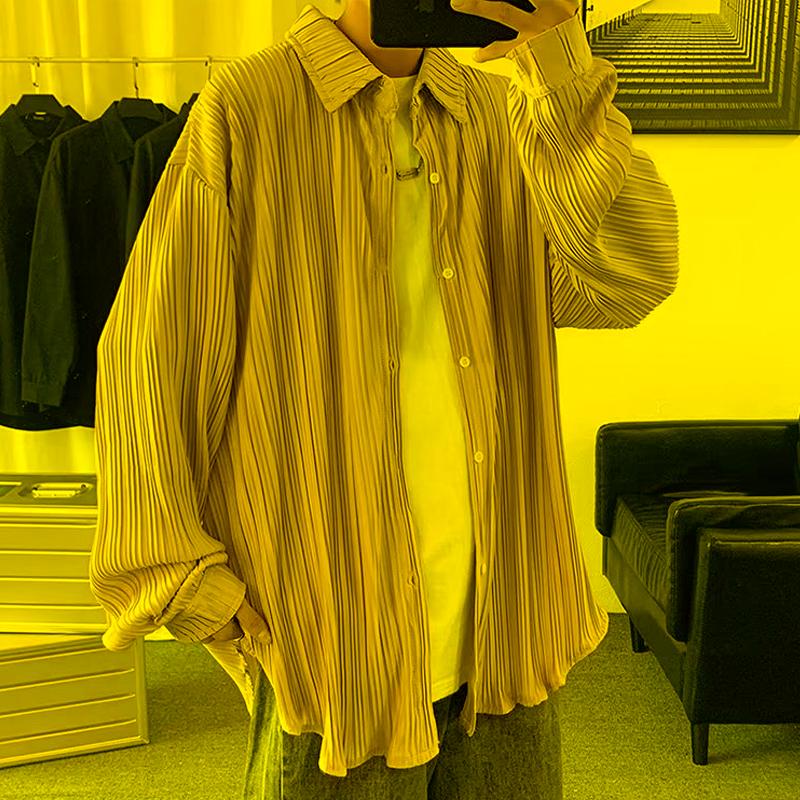 Men's T-Shirts Spring Long Sleeve Turn Down Collar Shirts Tee 2022 Casual Buttoned Fashion Streetwear Men Loose Solid Cardigan TopsMen's, 02 khaki
Men's T-Shirts Spring Long Sleeve Turn Down Collar Shirts Tee 2022 Casual Buttoned Fashion Streetwear Men Loose Solid Cardigan TopsMen's, 02 khaki