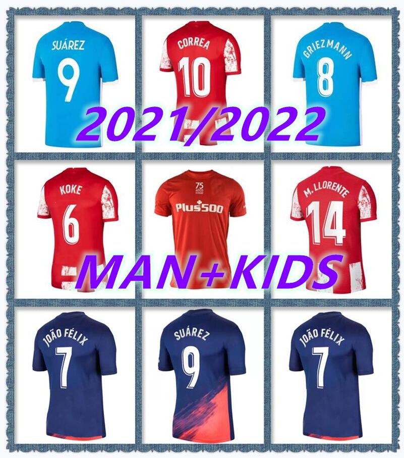 21 22 75 Th Soccer Jerseys SUAREZ GRIEZMANN JOÃO FÉLIX 2021 2022 M. Llorente CORREA KOKE Camisetas de fútbol LEMAR CARRASCO kids kit + Men Football Shirt99
21 22 75 Th Soccer Jerseys SUAREZ GRIEZMANN JOÃO FÉLIX 2021 2022 M. Llorente CORREA KOKE Camisetas de fútbol LEMAR CARRASCO kids kit + Men Football Shirt99