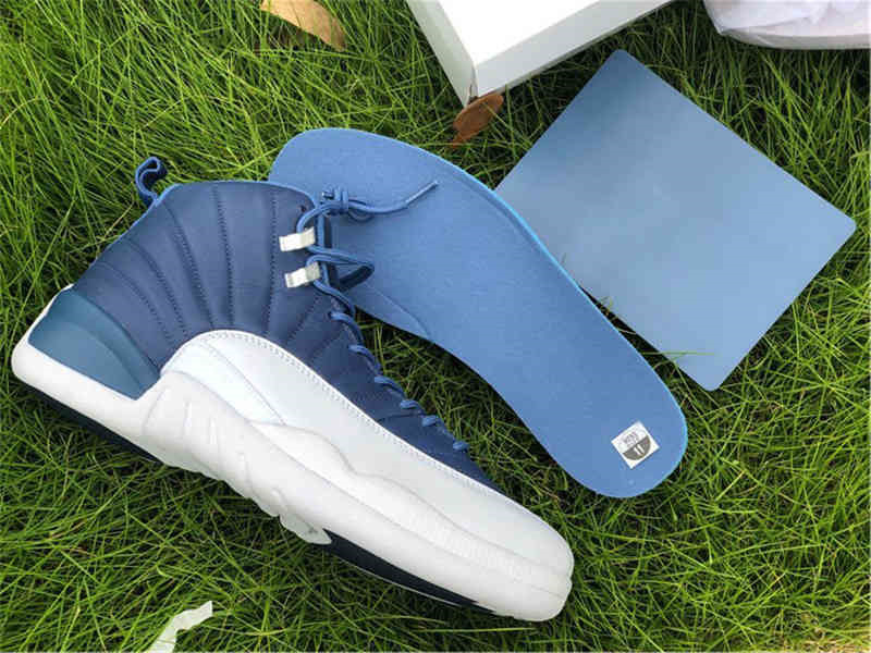 Top Air Authentic 12 Indigo Stone Legend Blue Obsidian Basketball Shoes Men Real Carbon Fiber Basketball Sneakers Sports With Box
Top Air Authentic 12 Indigo Stone Legend Blue Obsidian Basketball Shoes Men Real Carbon Fiber Basketball Sneakers Sports With Box