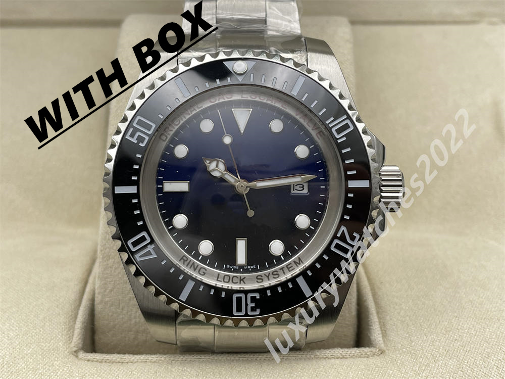 Super Factory Mens Watch 44mm Deep Ceramic Bezel SEA Sapphire Cystal Stainless Steel Automatic Mechanical Men Watches Luminous Diver Wristwatches, Watch with waterproof
Super Factory Mens Watch 44mm Deep Ceramic Bezel SEA Sapphire Cystal Stainless Steel Automatic Mechanical Men Watches Luminous Diver Wristwatches, Watch with waterproof