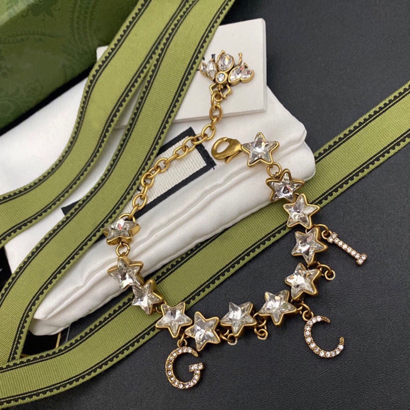 Top Quality Crystal Star Charm Bracelet Women Letter Bracelets for Gift Party Fashion Jewelry Accessories
Top Quality Crystal Star Charm Bracelet Women Letter Bracelets for Gift Party Fashion Jewelry Accessories