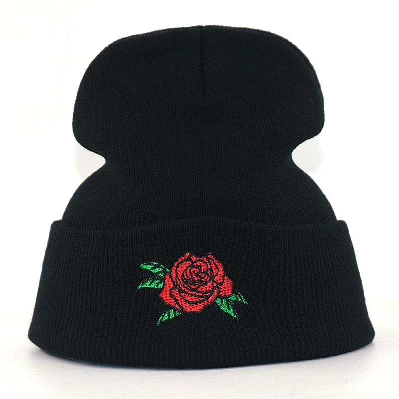 Berets Winter Autumn Unisex Acrylic Short Paragraph Embroidery Rose Knitting Beanie Cap For Female Keep Warm Hedging Cold Hats, 55-58cm
Berets Winter Autumn Unisex Acrylic Short Paragraph Embroidery Rose Knitting Beanie Cap For Female Keep Warm Hedging Cold Hats, 55-58cm