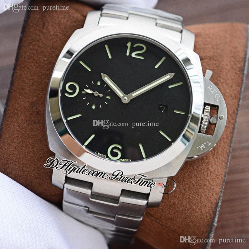 V7F 00977 977 A23j Automatic Mens Watch 45mm Black Dial Stick Number Markers Stainless Steel Bracelet 4 Styles Watches 1950 Puretime F03b1, Customized waterproof service
V7F 00977 977 A23j Automatic Mens Watch 45mm Black Dial Stick Number Markers Stainless Steel Bracelet 4 Styles Watches 1950 Puretime F03b1, Customized waterproof service
