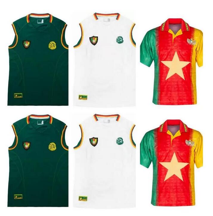 1994 1995 2002 Cameroon retro soccer jersey 02 Eto o Mboma MILLA home away vintage classic football shirt
1994 1995 2002 Cameroon retro soccer jersey 02 Eto o Mboma MILLA home away vintage classic football shirt