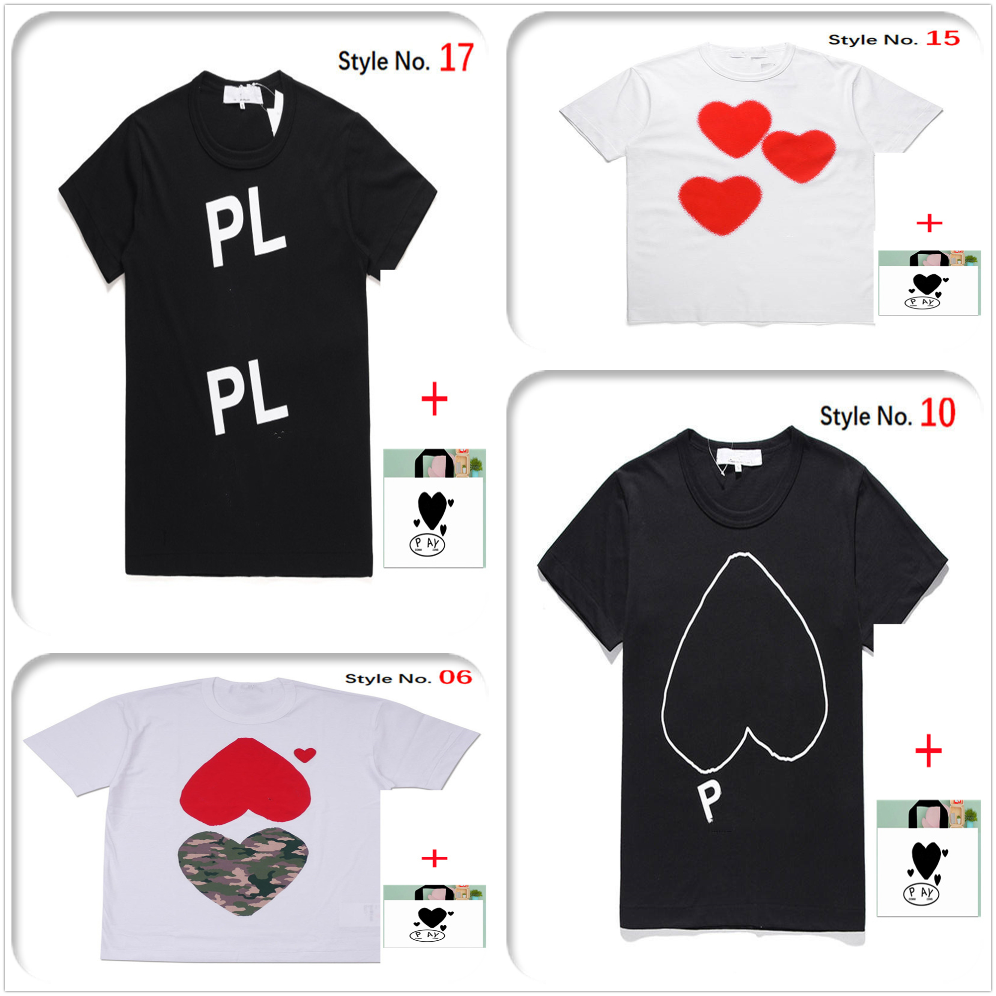 Men T-Shirts women Tee high-quality short-sleeved Japanese cotton t shirt embroidered red heart big love print smiley face couple bottoming collection B05, 1pcs buttons
Men T-Shirts women Tee high-quality short-sleeved Japanese cotton t shirt embroidered red heart big love print smiley face couple bottoming collection B05, 1pcs buttons