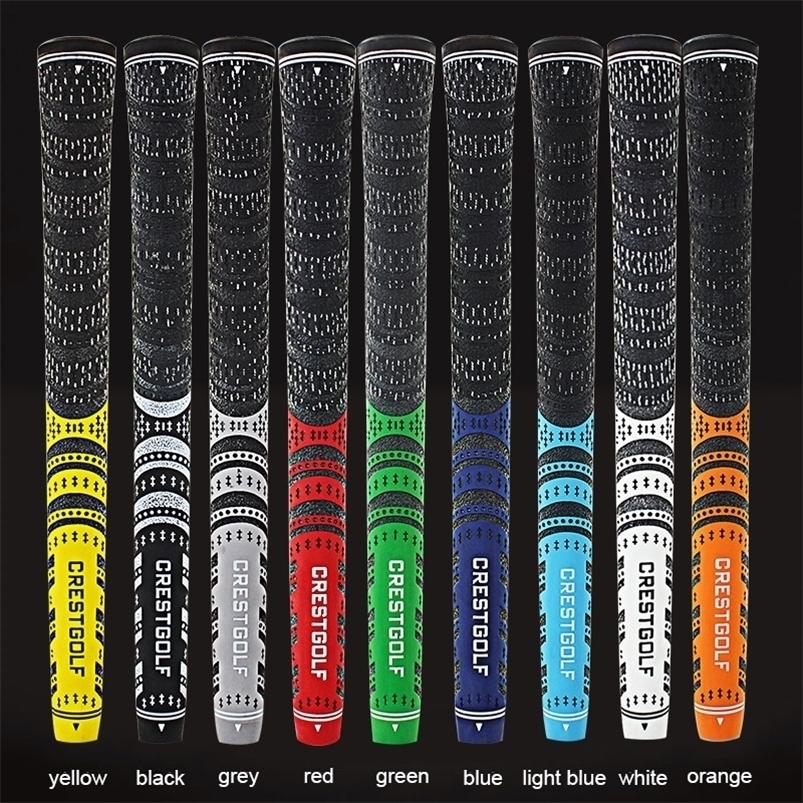 Crestgolf 10pcsPack Midsize 60R Carbon Yarn AntiSkid Golf Irons Grips Golf Club Grips 9 Colors Available 220524
Crestgolf 10pcsPack Midsize 60R Carbon Yarn AntiSkid Golf Irons Grips Golf Club Grips 9 Colors Available 220524