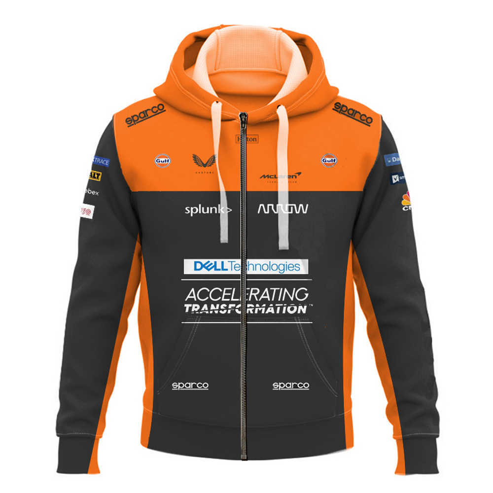 2023 Fashion F1 Men's Hoodie Jackets Sweatshirt Formula One Team Mclaren Gulf Oil Co-branded Zip Outdoor Leisure Sports Harajuku Pullover
2023 Fashion F1 Men's Hoodie Jackets Sweatshirt Formula One Team Mclaren Gulf Oil Co-branded Zip Outdoor Leisure Sports Harajuku Pullover