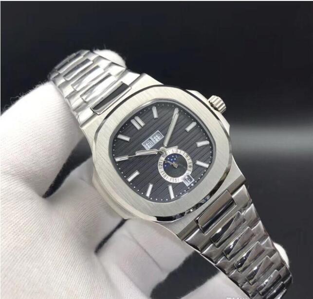 10 Colors High Quality Watches 5726 Nautilus Mechanical Automatic Men Watch Moon Phase 24H Stainless Steel All Functions Work 40.5mm, Brown
10 Colors High Quality Watches 5726 Nautilus Mechanical Automatic Men Watch Moon Phase 24H Stainless Steel All Functions Work 40.5mm, Brown