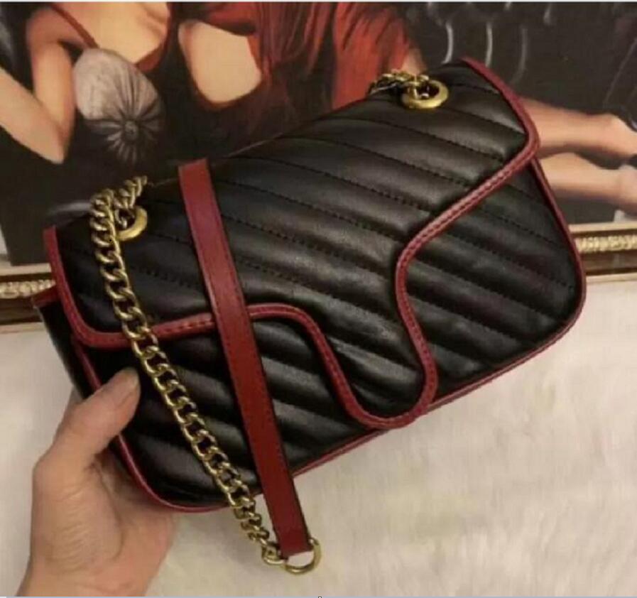 Hot seller women marmont Shoulder bags Pu leather chain diagonal Crossbody Messenger bags Female handbag wallet purse, Black
Hot seller women marmont Shoulder bags Pu leather chain diagonal Crossbody Messenger bags Female handbag wallet purse, Black
