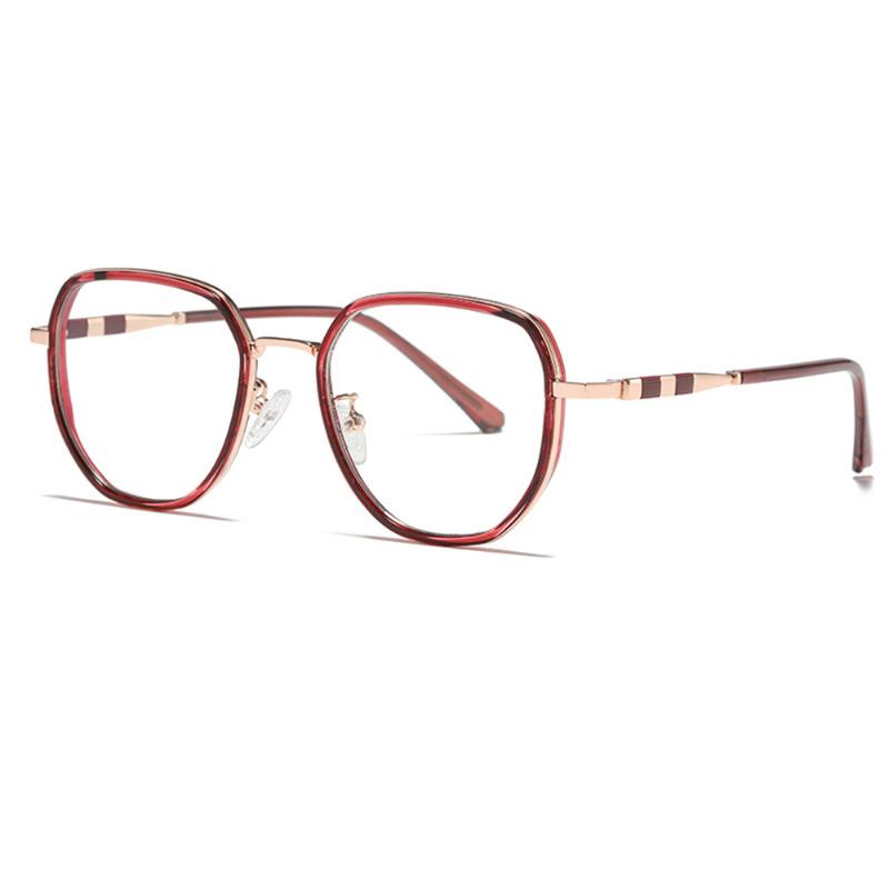 Sunglasses Stylish Blue Ray Blocking Glasses Dual Color Metal Frame Flat Lens Eyeglasses Functional Eye Wearing Flexible Temple LySunglasses
Sunglasses Stylish Blue Ray Blocking Glasses Dual Color Metal Frame Flat Lens Eyeglasses Functional Eye Wearing Flexible Temple LySunglasses