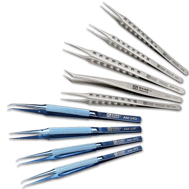 Professional Hand Tool Sets Amaoe Tweezers Flying Line Fingerprint Steel Precision Forceps For Phone Motherboard Wire Jump RepairProfessiona
Professional Hand Tool Sets Amaoe Tweezers Flying Line Fingerprint Steel Precision Forceps For Phone Motherboard Wire Jump RepairProfessiona