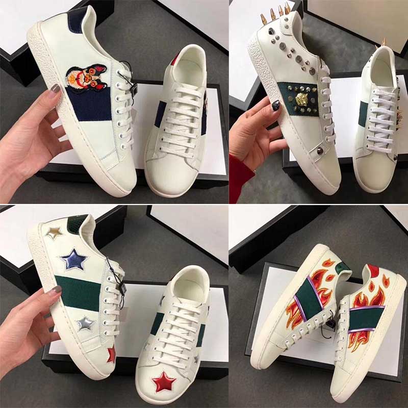 Classic fashion casual shoes designer men's leather striped flat-bottomed home sneakers lace luxurys shoes women's size 35-45, Green
Classic fashion casual shoes designer men's leather striped flat-bottomed home sneakers lace luxurys shoes women's size 35-45, Green