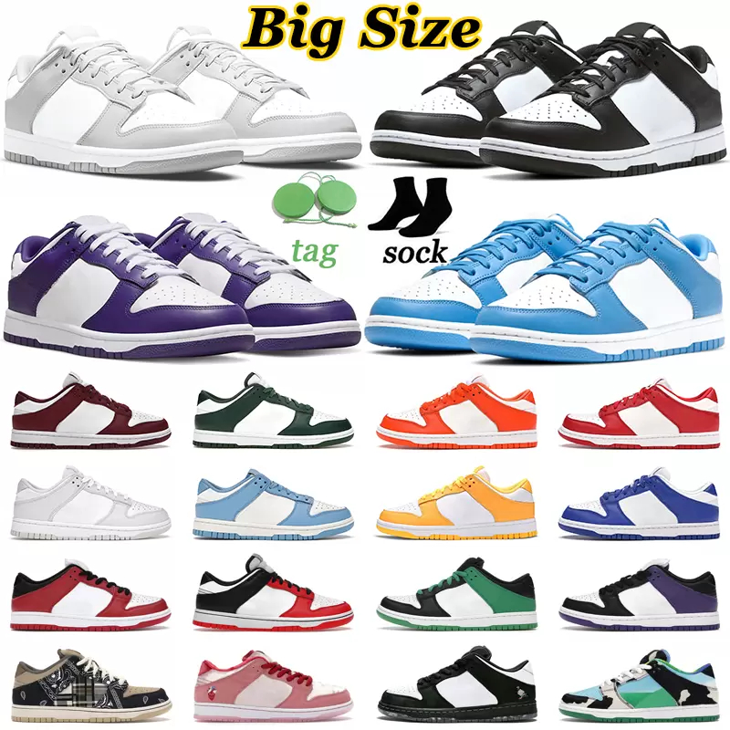 Big Size Running Shoes for men women Low Top Leather Platform Sneakers Black Archeo Pink Grey UNC Summit White Parra Green Paisley Mens Trainers 36-47, 48
Big Size Running Shoes for men women Low Top Leather Platform Sneakers Black Archeo Pink Grey UNC Summit White Parra Green Paisley Mens Trainers 36-47, 48