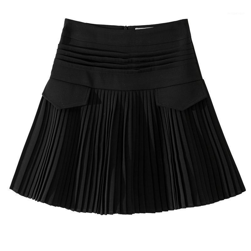 Skirts Summer 2022 Women' A-line Short Skirt High-waist Thin Pleated High-quality Solid Color All-matchcommuter, Black
Skirts Summer 2022 Women' A-line Short Skirt High-waist Thin Pleated High-quality Solid Color All-matchcommuter, Black