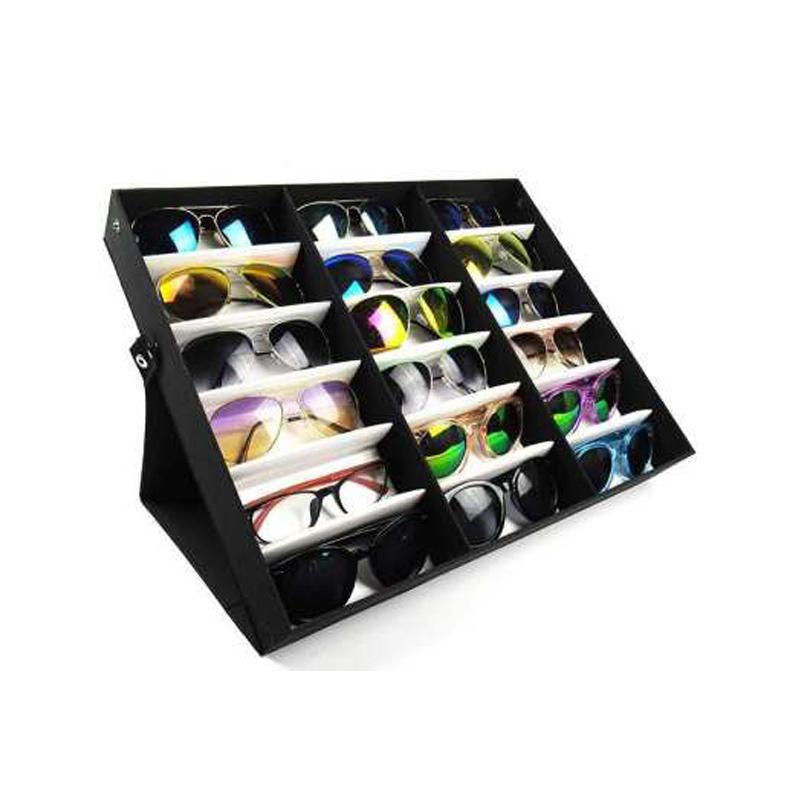 Watch Boxes & Cases 18 Grid Professional Sunglasses Organizer Storage Box Jewelry Collection Display Case Portable Eyewear Glasses Stand Hol
Watch Boxes & Cases 18 Grid Professional Sunglasses Organizer Storage Box Jewelry Collection Display Case Portable Eyewear Glasses Stand Hol