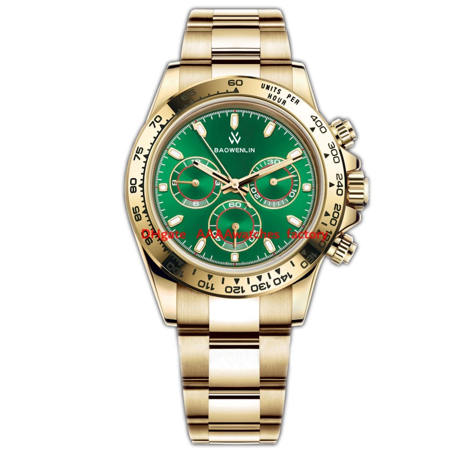 Classic luxury men's watch automatic mechanical watch multifunctional display ceramic ring mouth 40mm stainless steel bracelet Gold Green Watches for Mens, Packing box
Classic luxury men's watch automatic mechanical watch multifunctional display ceramic ring mouth 40mm stainless steel bracelet Gold Green Watches for Mens, Packing box