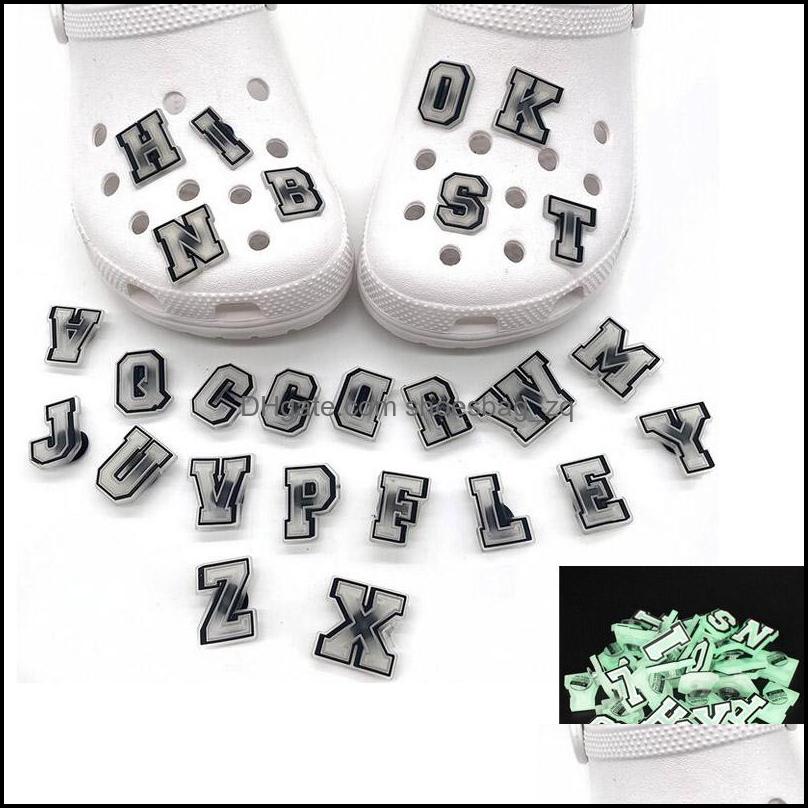 Shoe Parts Accessories Shoes 100Pcs Glow In The Dark Lettters Croc Charms Charm Buckle Clog Decoration Buttons Jibitz Soft Rubber Drop Del
Shoe Parts Accessories Shoes 100Pcs Glow In The Dark Lettters Croc Charms Charm Buckle Clog Decoration Buttons Jibitz Soft Rubber Drop Del