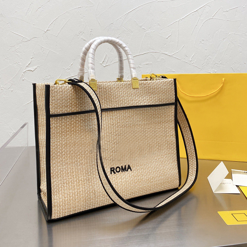 Beach Weave Straw Bag Shoulder Tote Bags Women Travel Handbag Summer Shopping Purse Glass Handle Letter Embroidery Metal Hardware Open Interior Zipper Pocket, Beige
Beach Weave Straw Bag Shoulder Tote Bags Women Travel Handbag Summer Shopping Purse Glass Handle Letter Embroidery Metal Hardware Open Interior Zipper Pocket, Beige